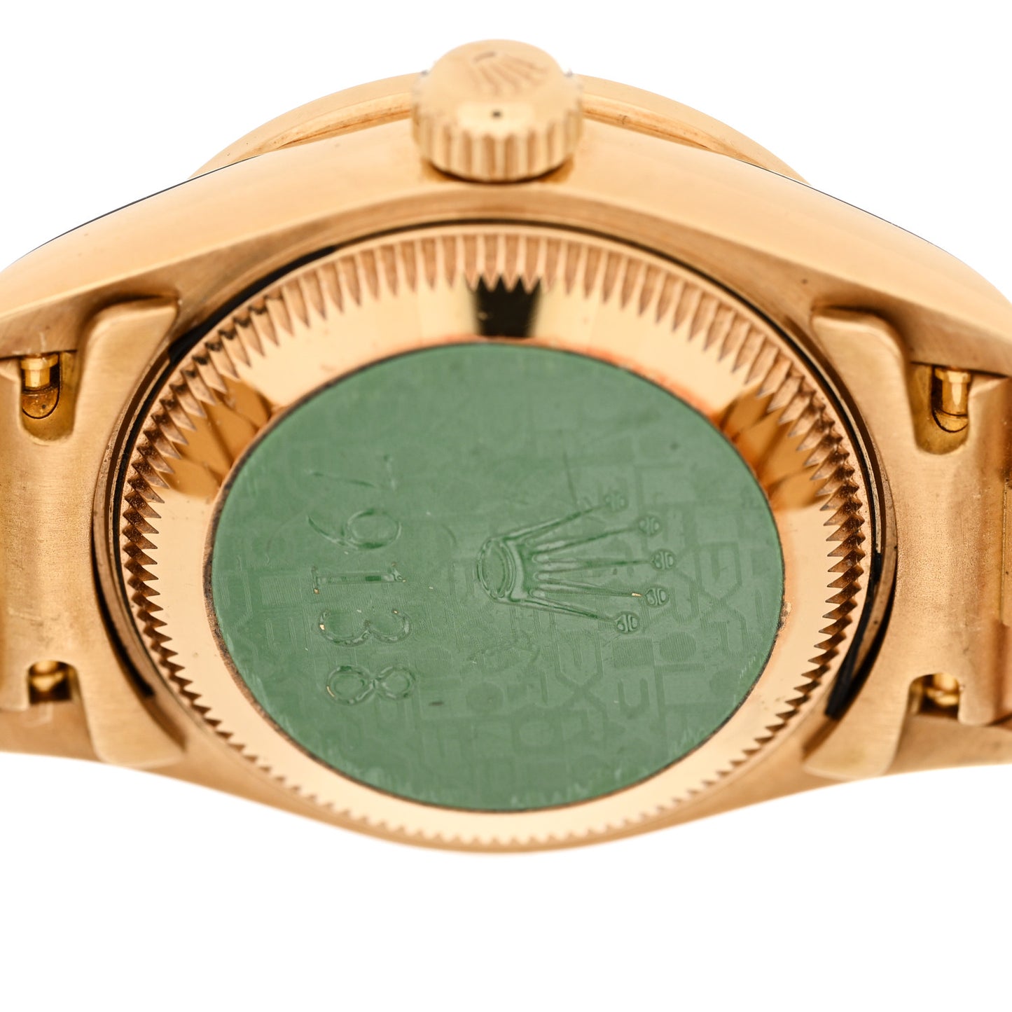 18K Yellow Gold Diamond Bezel 26mm Datejust President Watch Silver Jubilee 79138