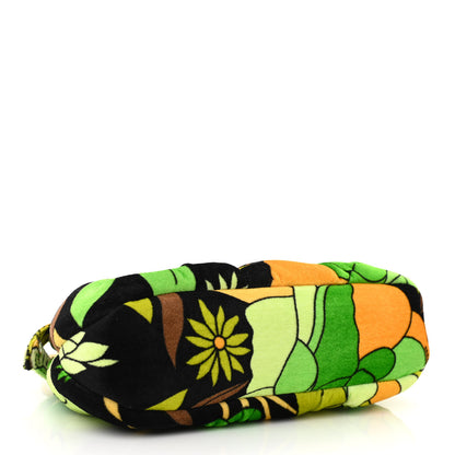 Fendi Velvet Dream Garden Small Peekaboo Click Bag Verde Multicolor Black 4 of 10