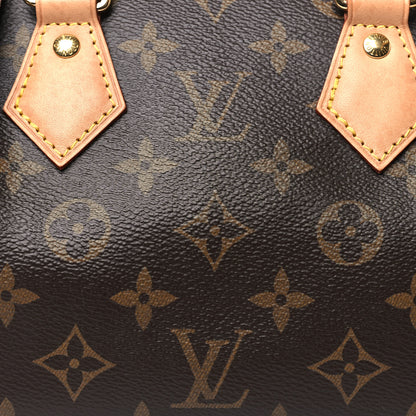 Louis Vuitton Monogram Speedy Bandouliere 20 Beige 7 of 10