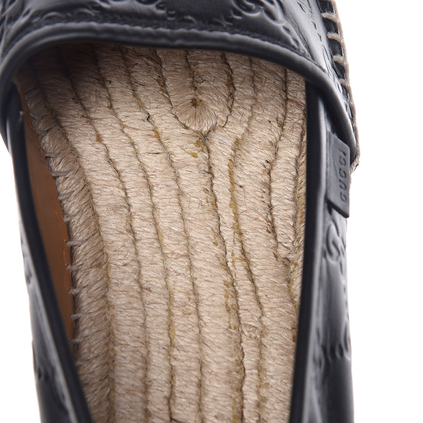 Guccissima Signature Espadrilles 41.5 Black