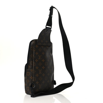 Louis Vuitton Monogram Macassar Avenue Sling Bag 3 of 9