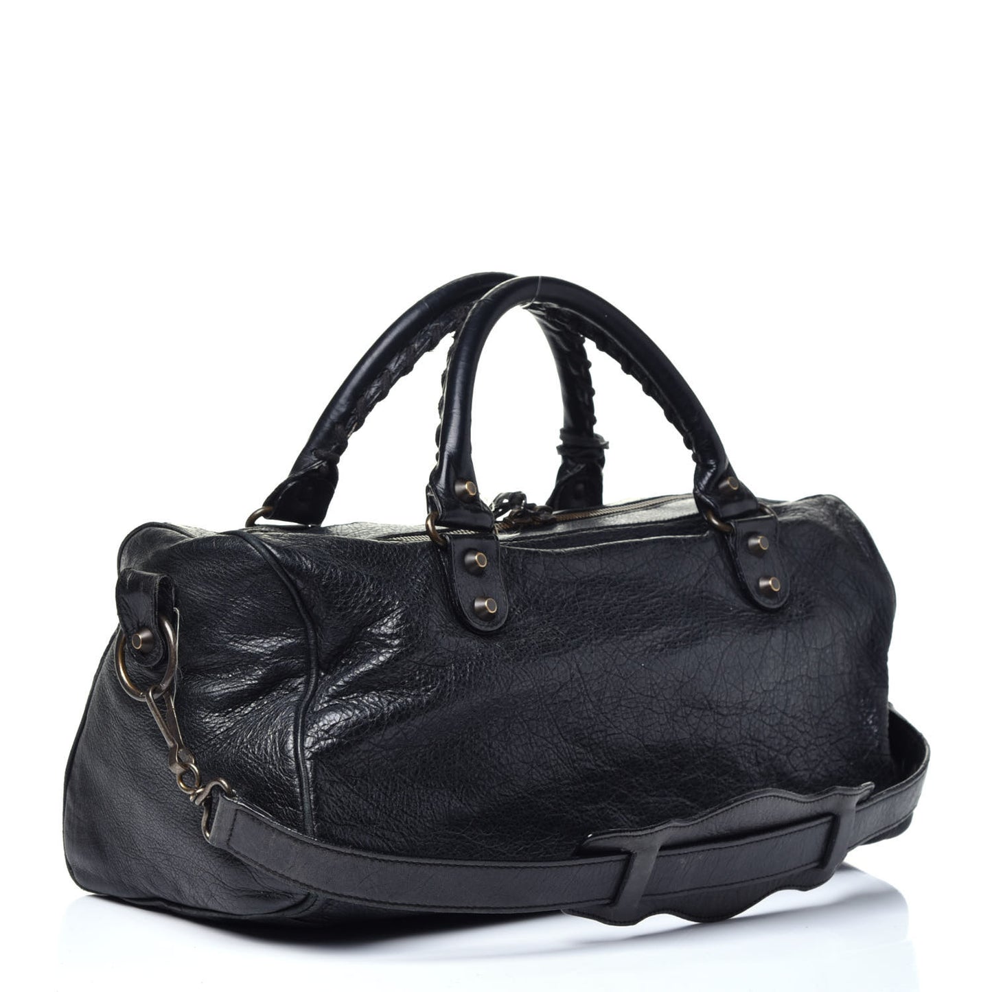 Agneau Classic Hardware Twiggy Black