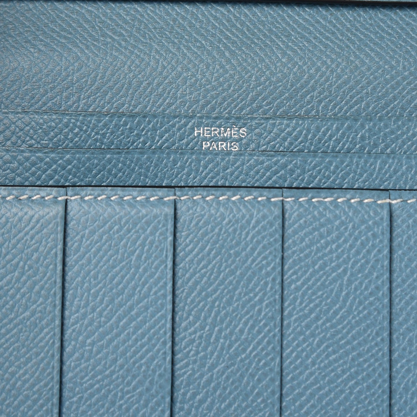 Epsom Bearn Gusset Wallet Blue Jean