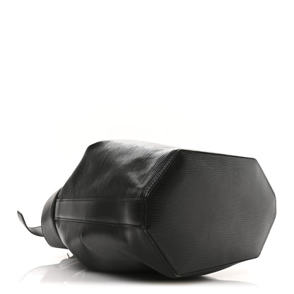 Louis Vuitton Epi Sac D'Epaule GM Black 4 of 10