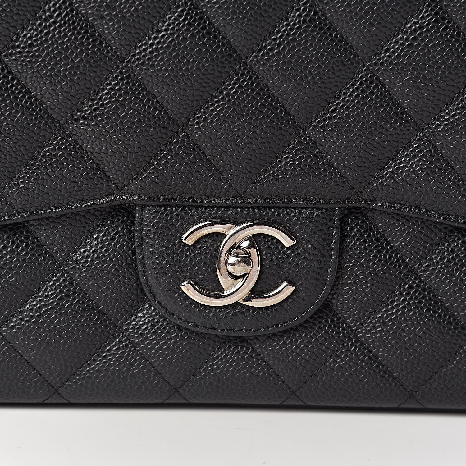 Chanel Caviar Quilted Maxi Double Flap Black 10 of 11