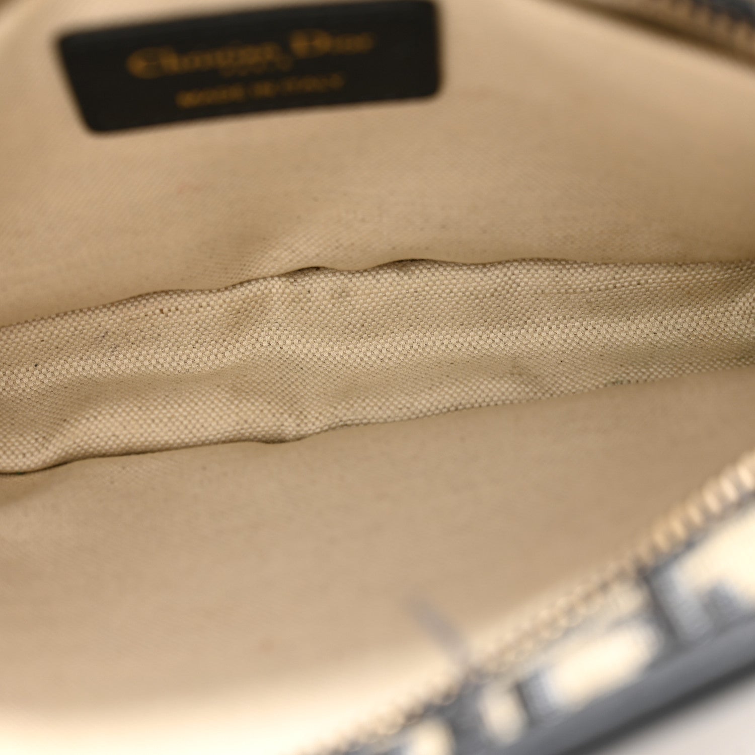 Christian Dior Oblique Diorquake Clutch Blue 5 of 15