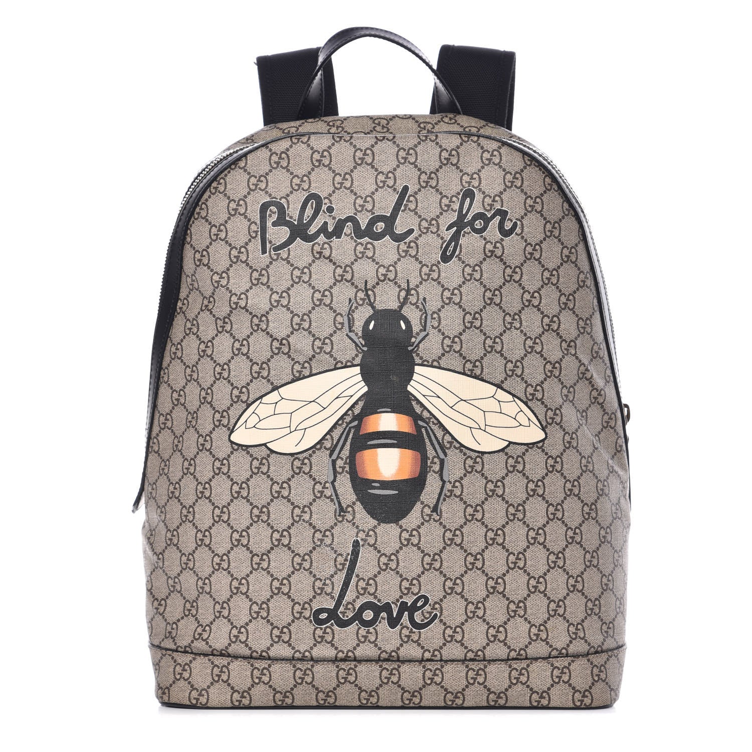 Gucci GG Supreme Monogram Blind For Love Dome Backpack 1 of 14