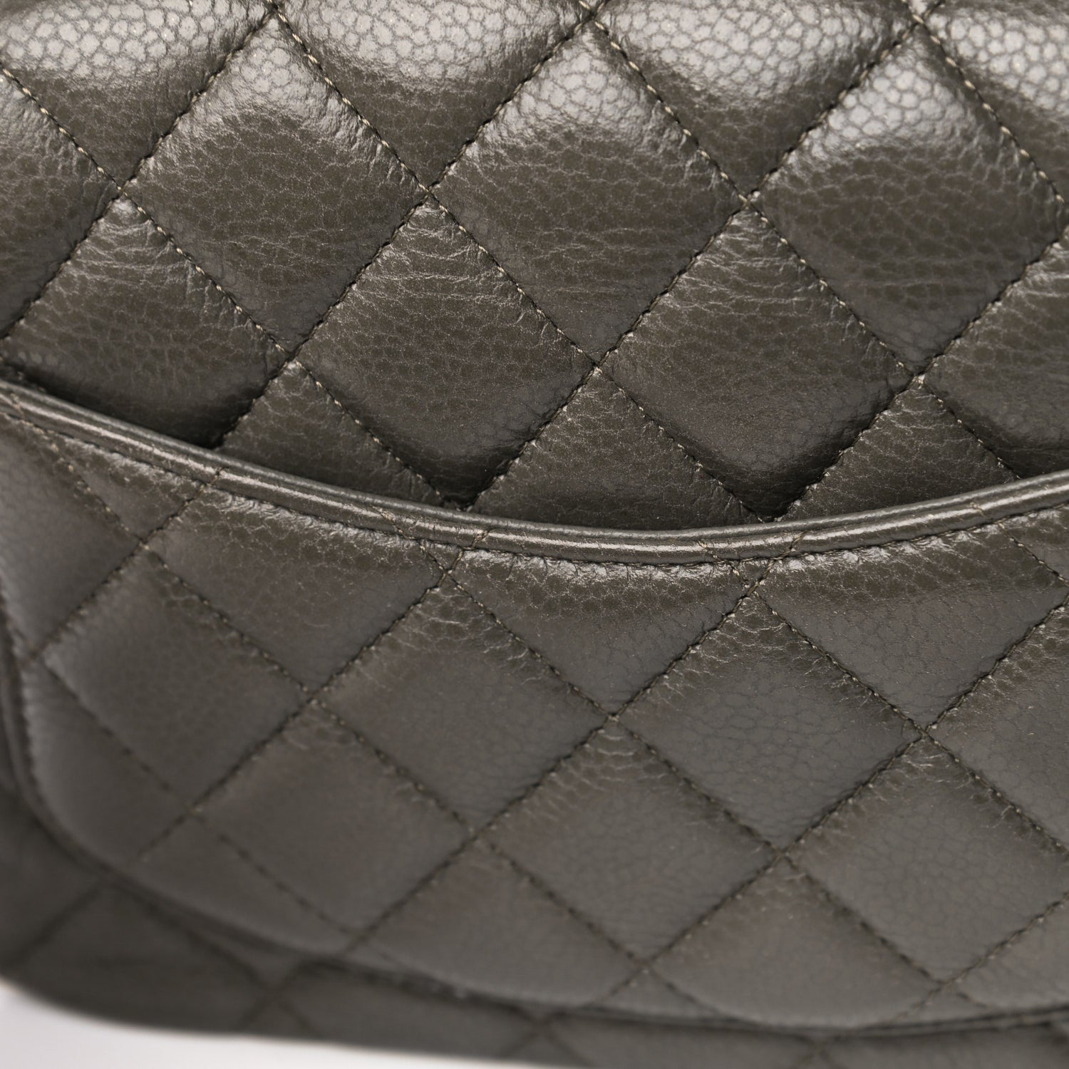 Chanel Caviar Quilted Mini Square Flap Dark Charcoal 12 of 16