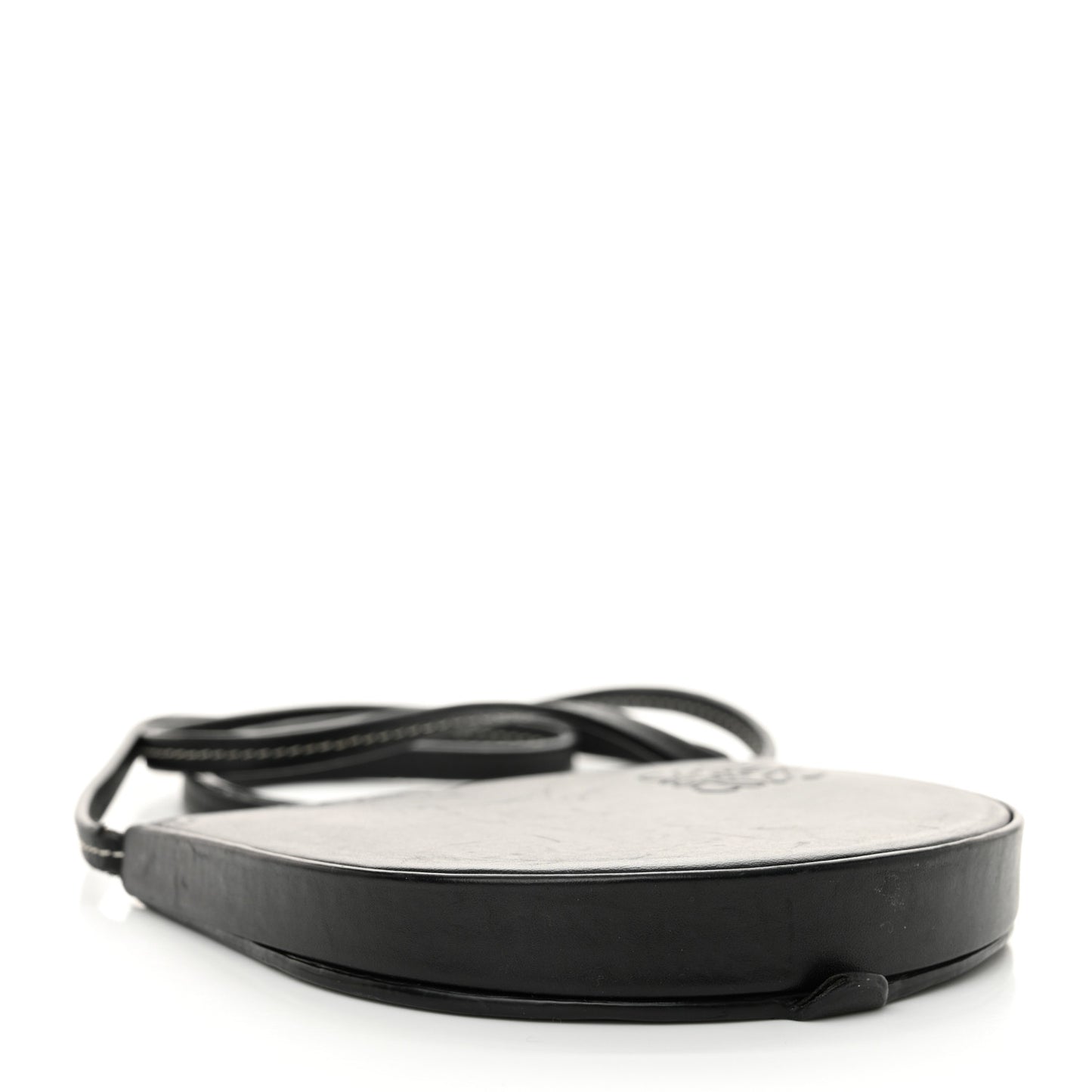 Soft Calfskin Mini Heel Pouch Black
