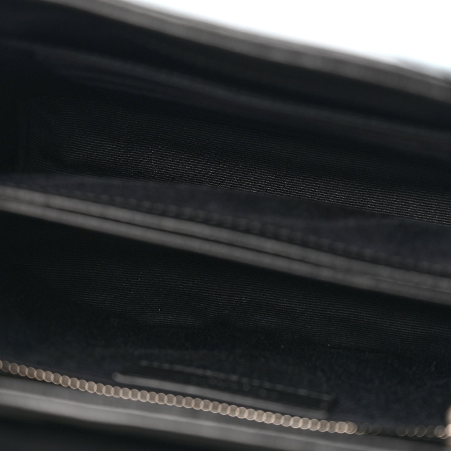 Calfskin Y Quilted Monogram Toy Loulou Crossbody Bag Black