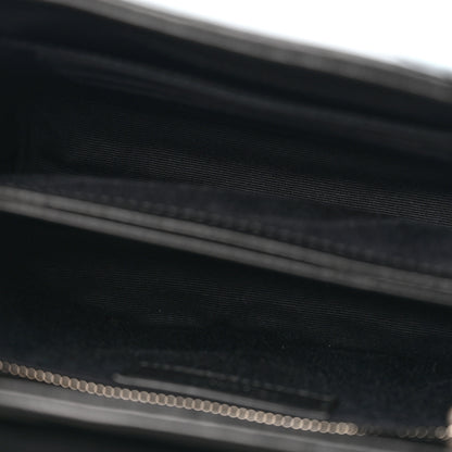 Saint Laurent Calfskin Y Quilted Monogram Toy Loulou Crossbody Bag Black 4 of 11