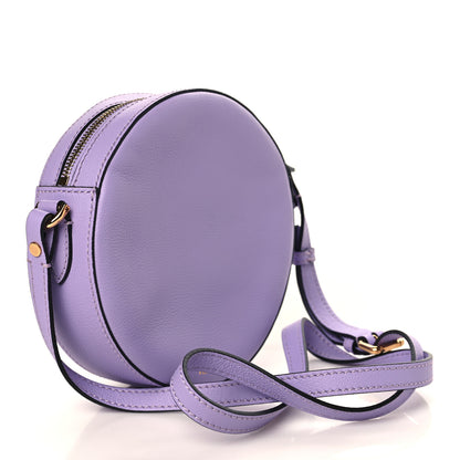 Versace Calfskin La Medusa Round Camera Bag Lilac 2 of 6