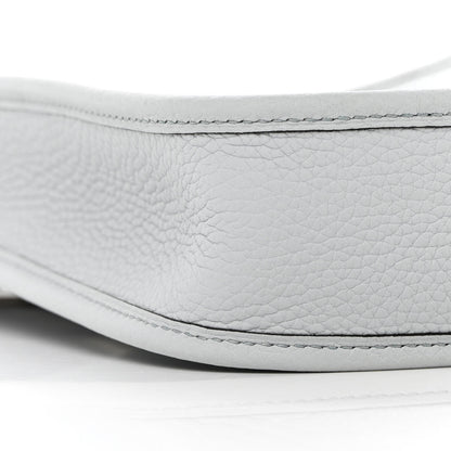 Hermes Taurillon Clemence Amazone Evelyne TPM Bleu Pale Etain 9 of 11