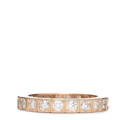 Cartier 18K Yellow Gold Diamond Lanieres Eternity Ring 49 4.75 1 of 5