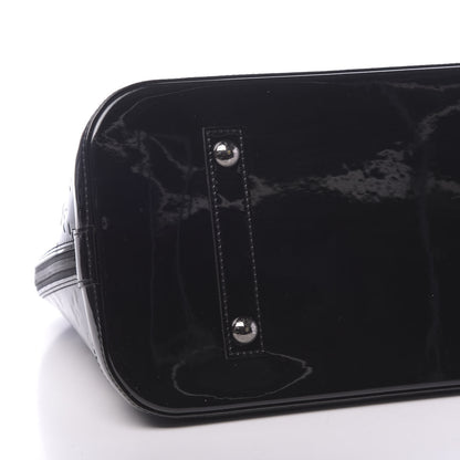 Louis Vuitton Vernis Alma GM Noir Magnetique 8 of 9