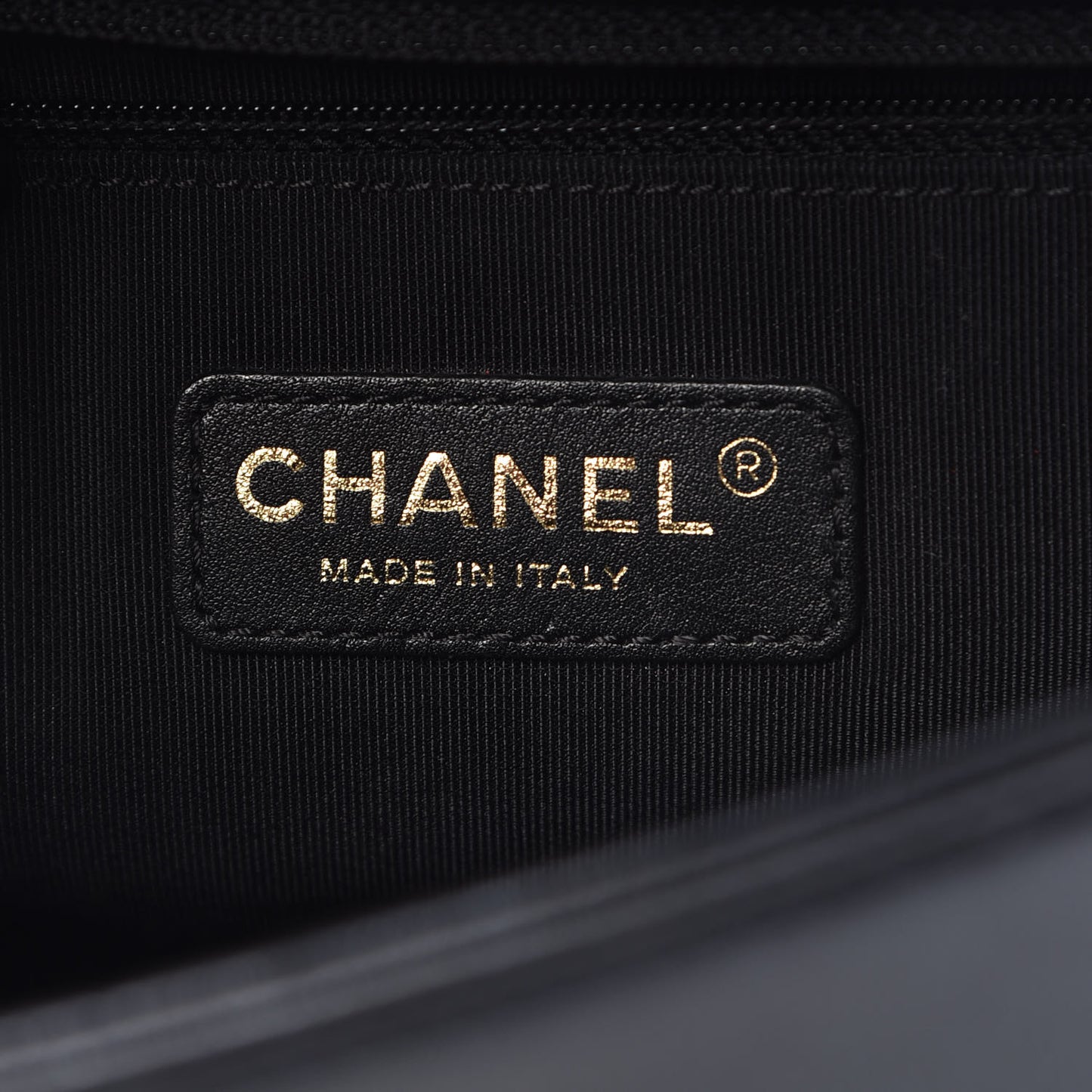 Metallic Lambskin Quilted New Medium Boy Flap Black