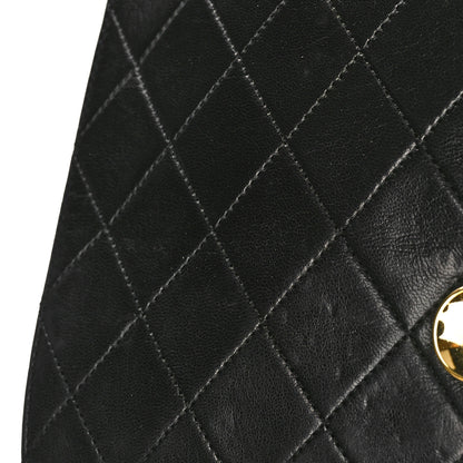 Chanel Lambskin Quilted Small Single Flap Bag Black 12 of 14