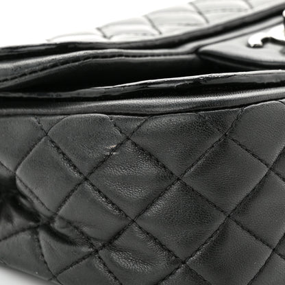 Chanel Lambskin Patent Quilted Twist Mini Flap Black 11 of 11