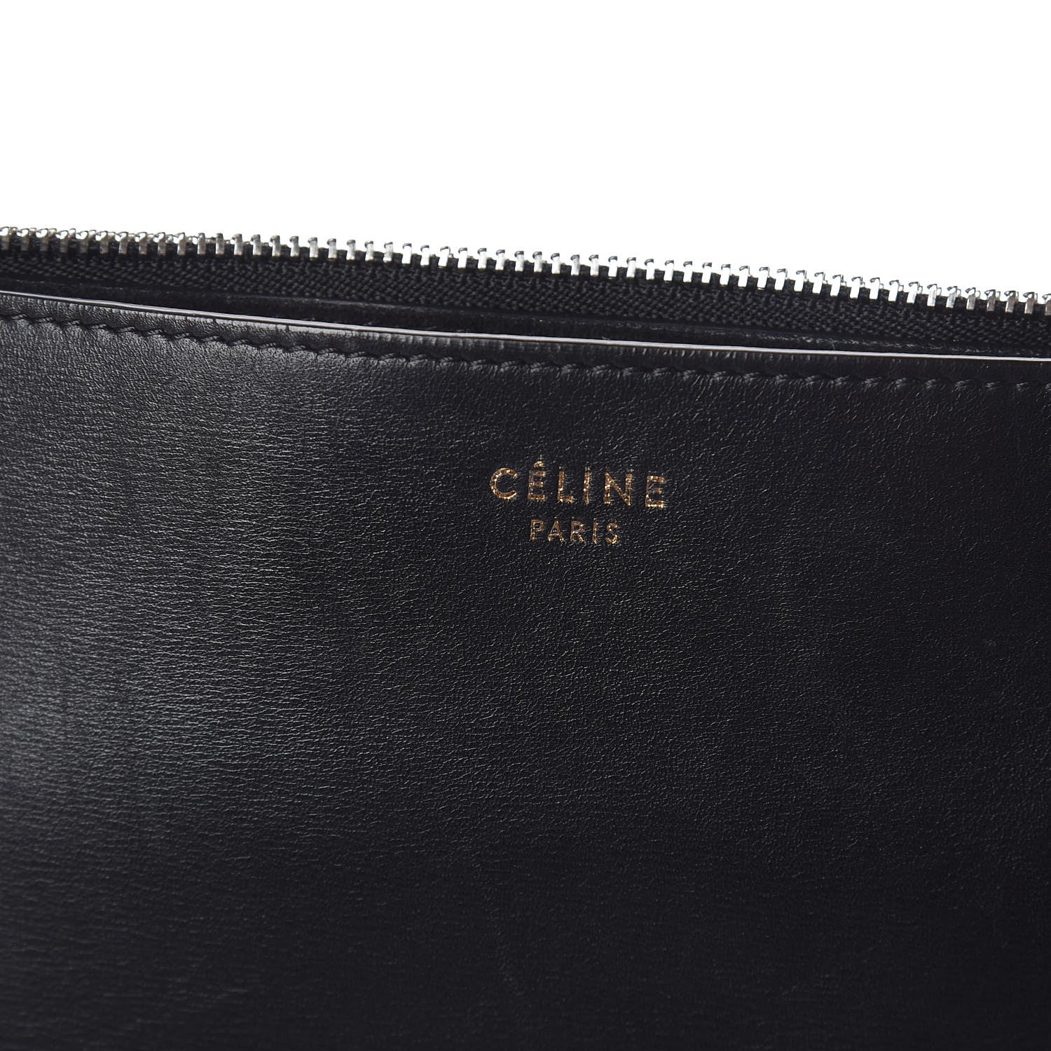 Celine Smooth Calfskin Blade Chain Flap Black 6 of 17