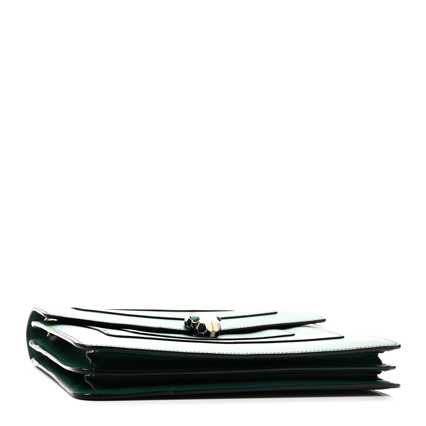Calfskin Serpenti Forever Shoulder Bag Emerald Green