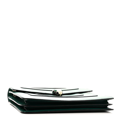 Bulgari Calfskin Serpenti Forever Shoulder Bag Emerald Green 4 of 9