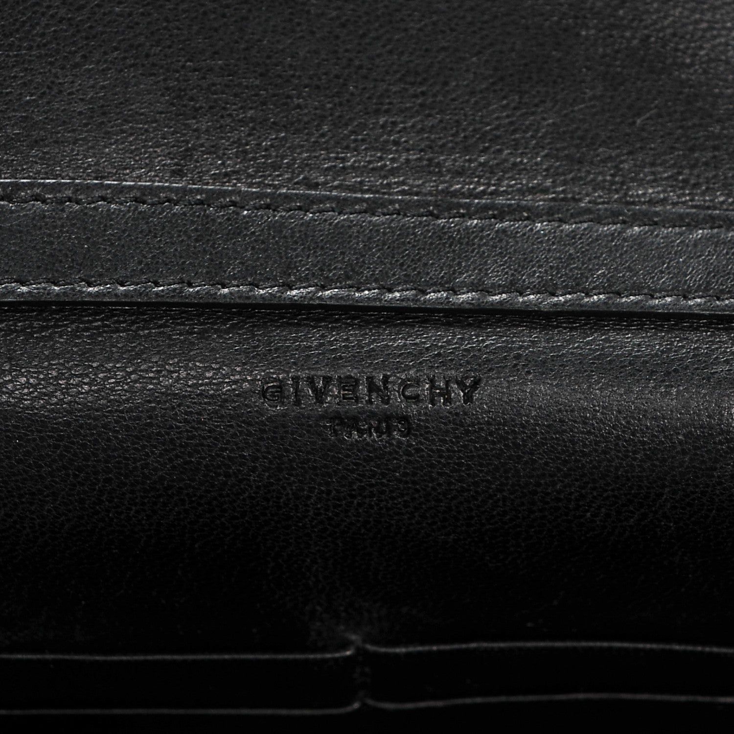 Givenchy Sugar Goatskin Pandora Chain Wallet Black 6 of 6