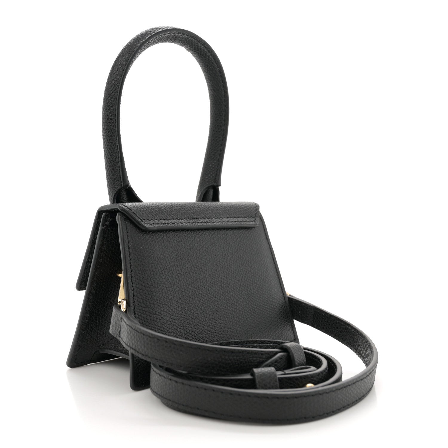 Jacquemus Grained Calfskin Le Chiquito Black 3 of 9