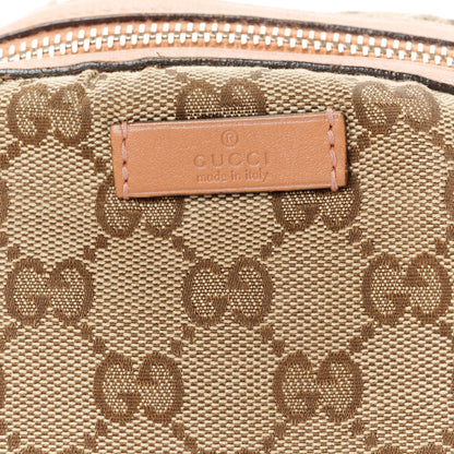 Gucci Monogram Medium Bamboo Cosmetic Case Dark Beige 8 of 9