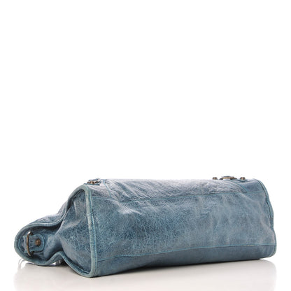 Balenciaga Agneau Classic Hardware City Bleu Paon 4 of 12