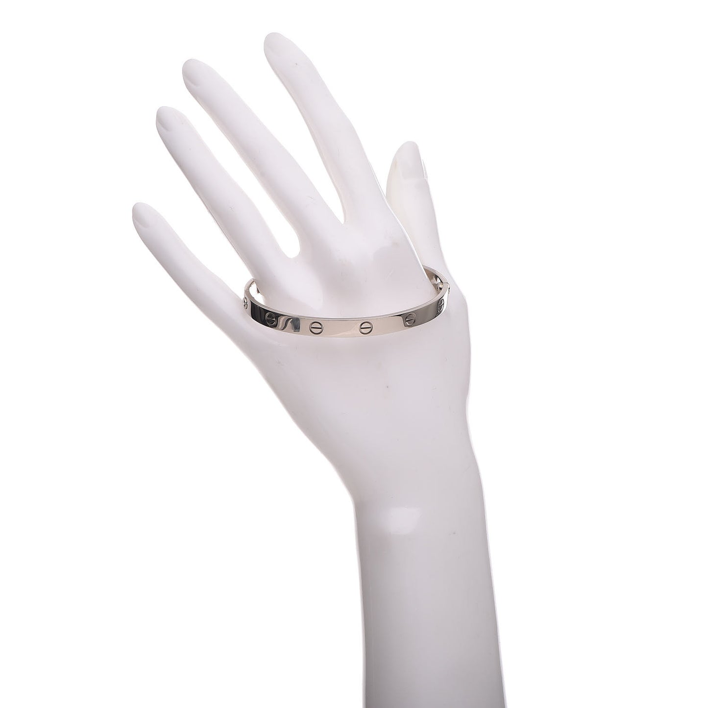 18K White Gold LOVE Bracelet 19