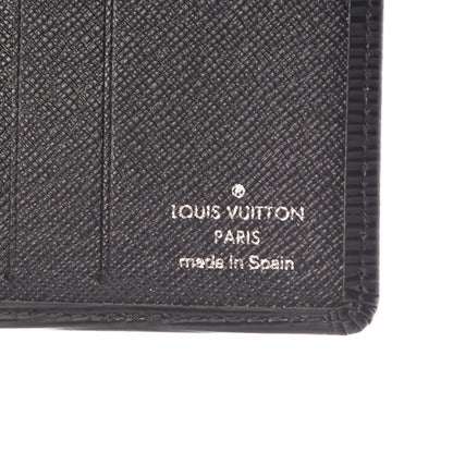 Louis Vuitton Epi 6 Card Billfold Wallet Black 6 of 8