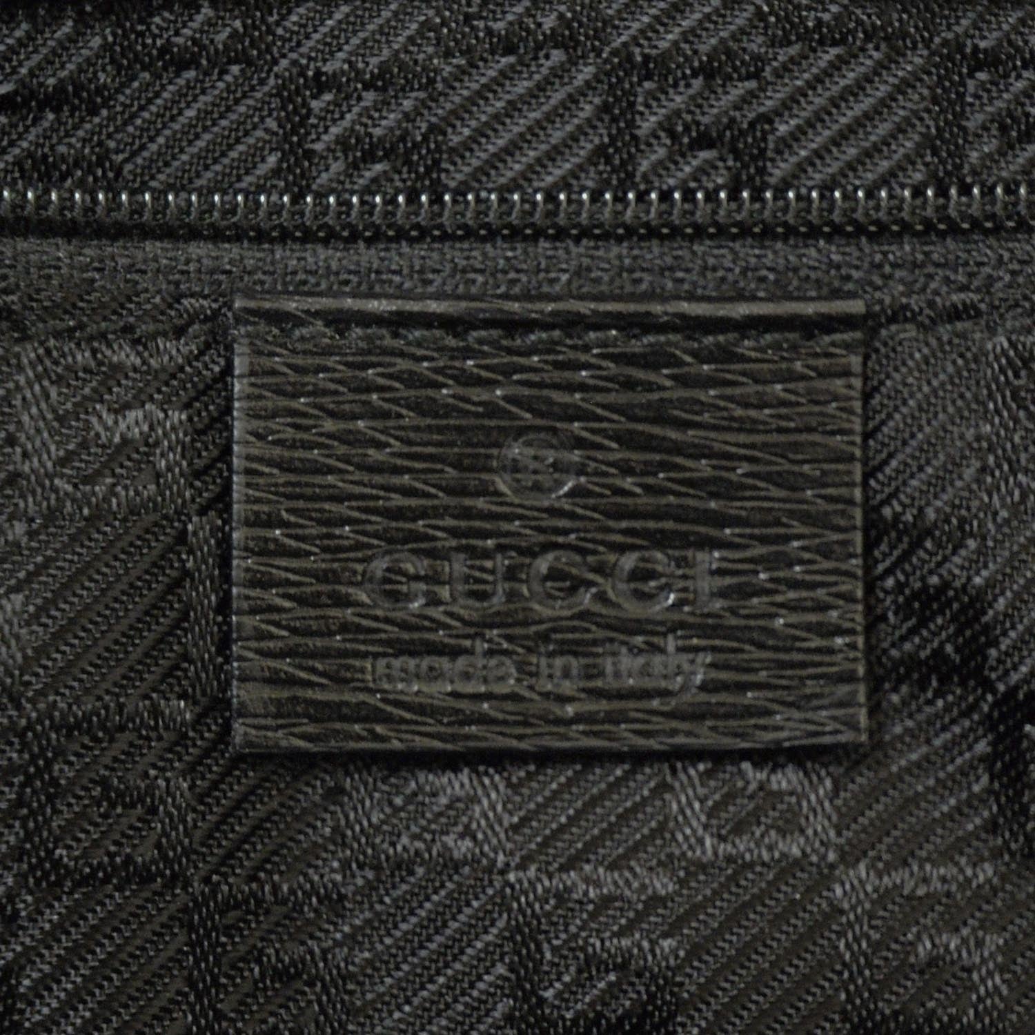 Gucci Leather Briefcase Work Bag Black 8 of 9