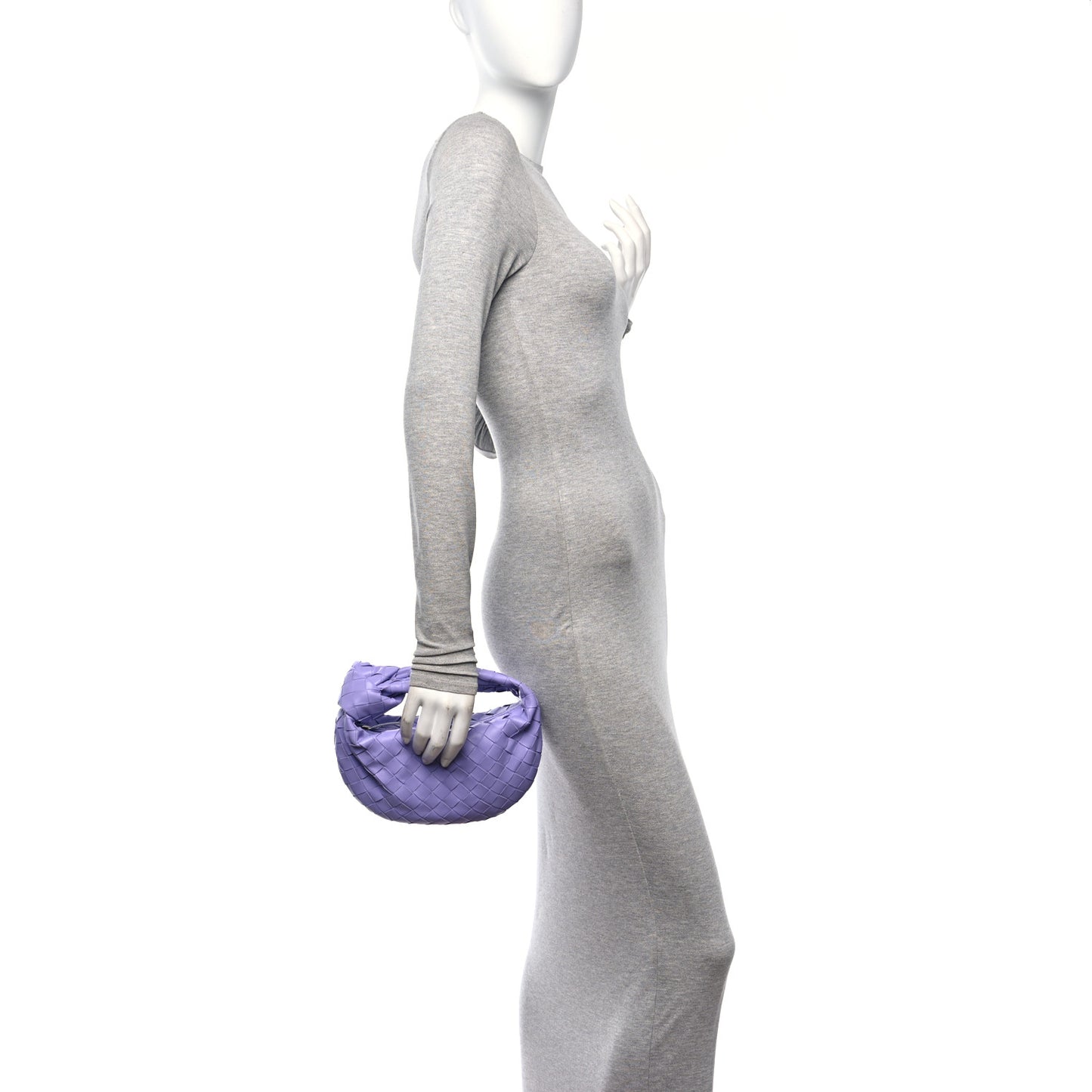 Nappa Intrecciato Mini Jodie Wisteria