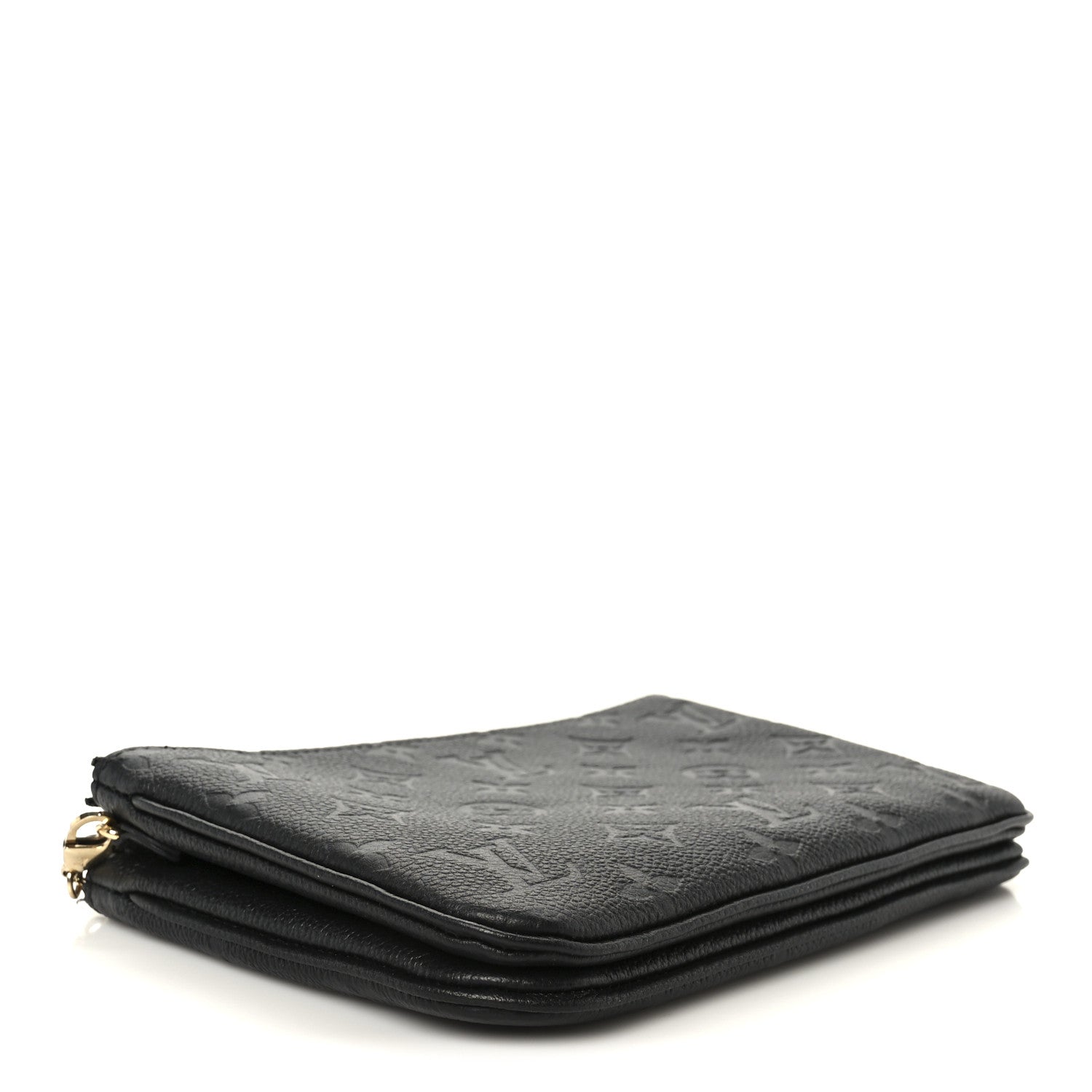 Louis Vuitton Empreinte Double Zip Pochette Black 4 of 11
