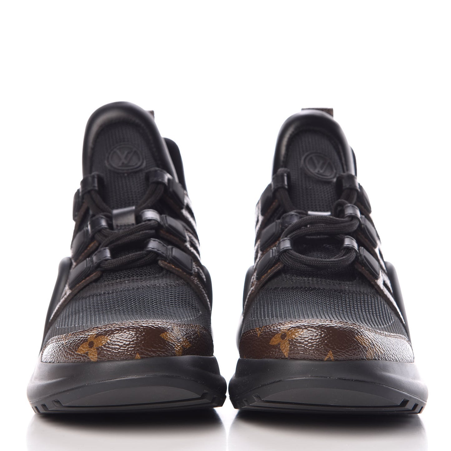 Calfskin Patent Monogram LV Archlight Sneakers 37 Black
