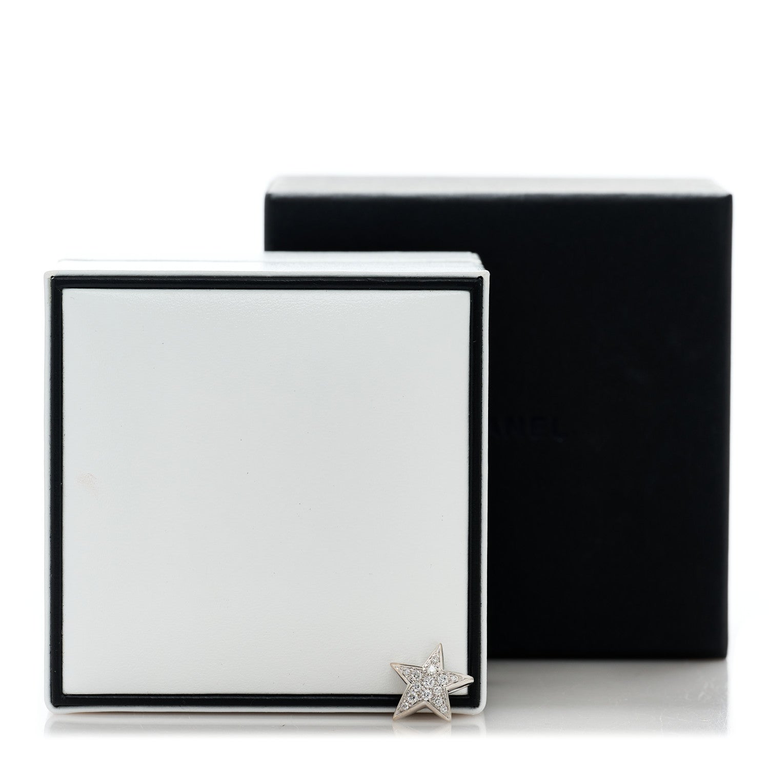 Chanel 18K White Gold Diamond Comete Geode Pendant 4 of 4