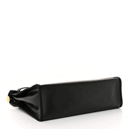 Hermes Toile H Berline Vache Hunter Herbag Zip PM 31 Black Ecru 5 of 12