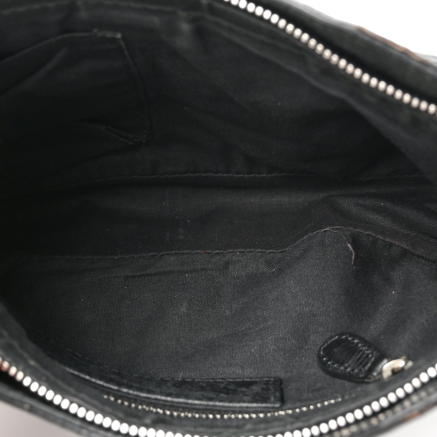 Agneau Giant 12 Silver Hardware Hip Black