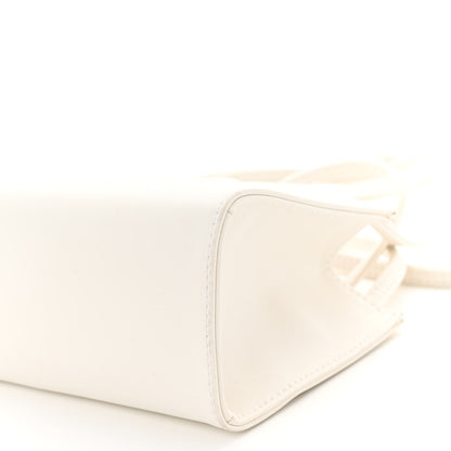 Telfar Vegan Leather Small Shopping Bag White 9 of 9