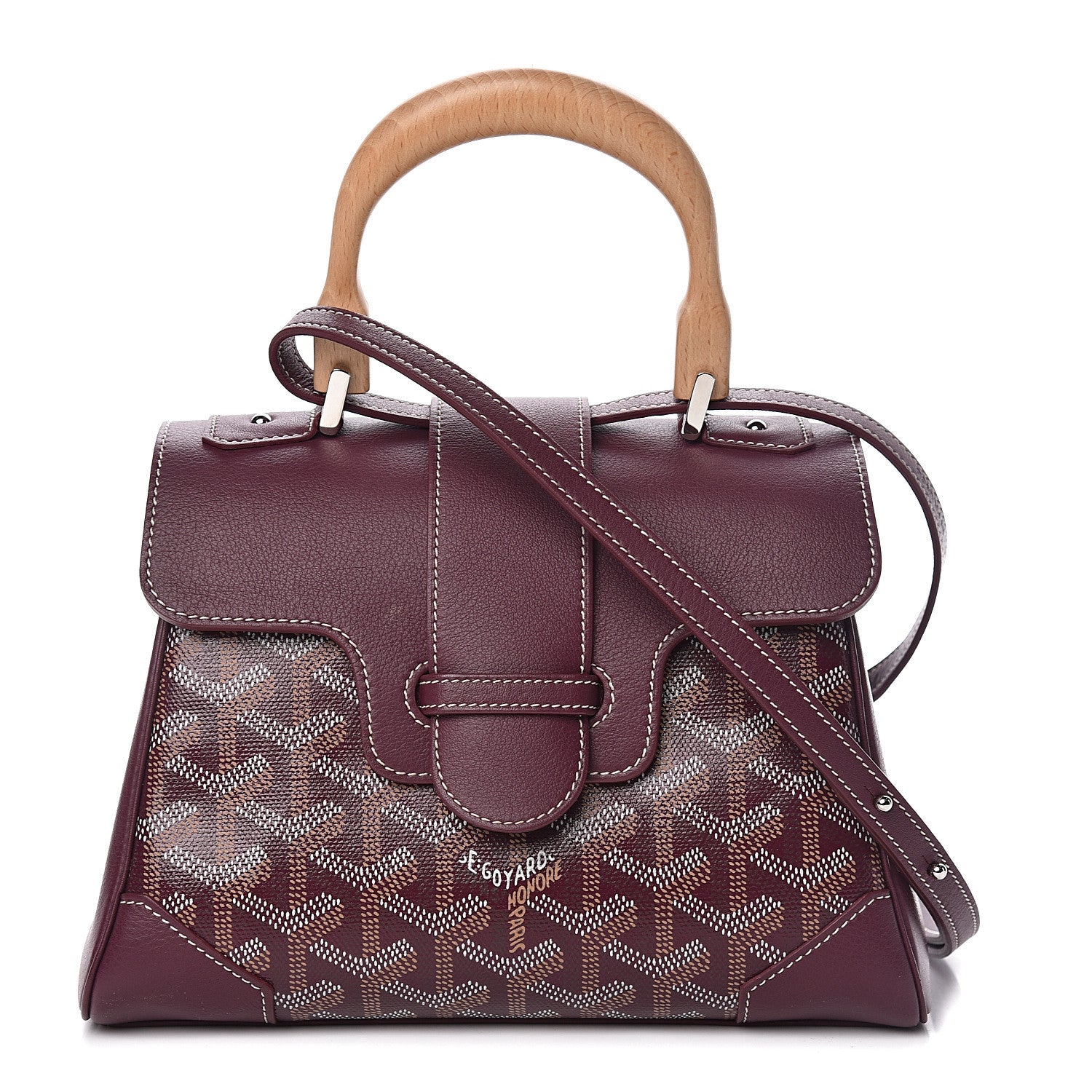 Goyard Goyardine Mini Saigon Burgundy 1 of 10