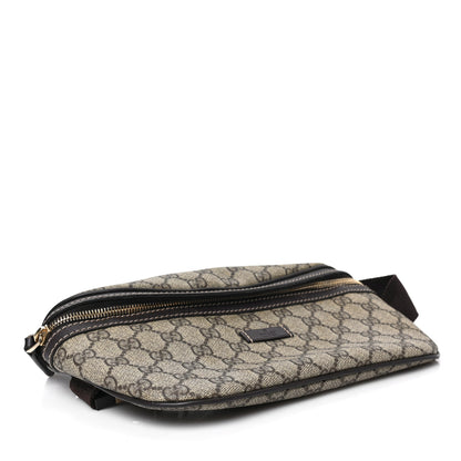 Gucci GG Supreme Monogram Belt Bag Dark Brown 6 of 17