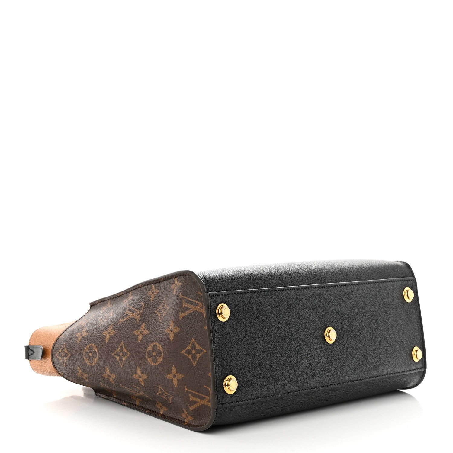 Louis Vuitton Calfskin Monogram On My Side Black 4 of 9
