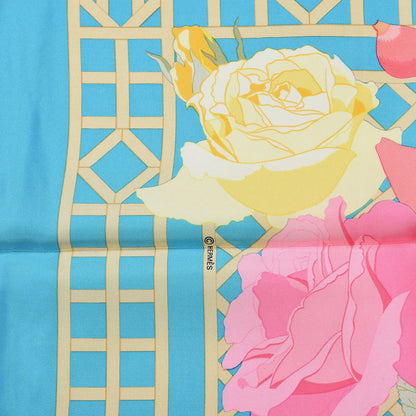 Hermes Silk Roseraie Scarf 90 4 of 4