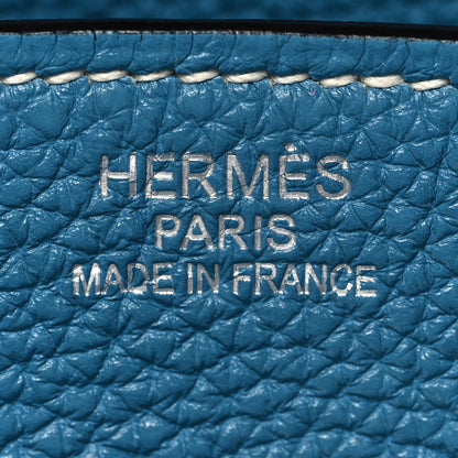 Hermes Togo Birkin 35 Blue Jean 21 of 37