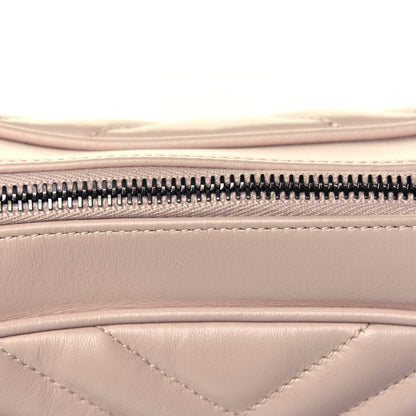 Saint Laurent Calfskin Matelasse Monogram Lou Camera Bag Nude Powder 7 of 9