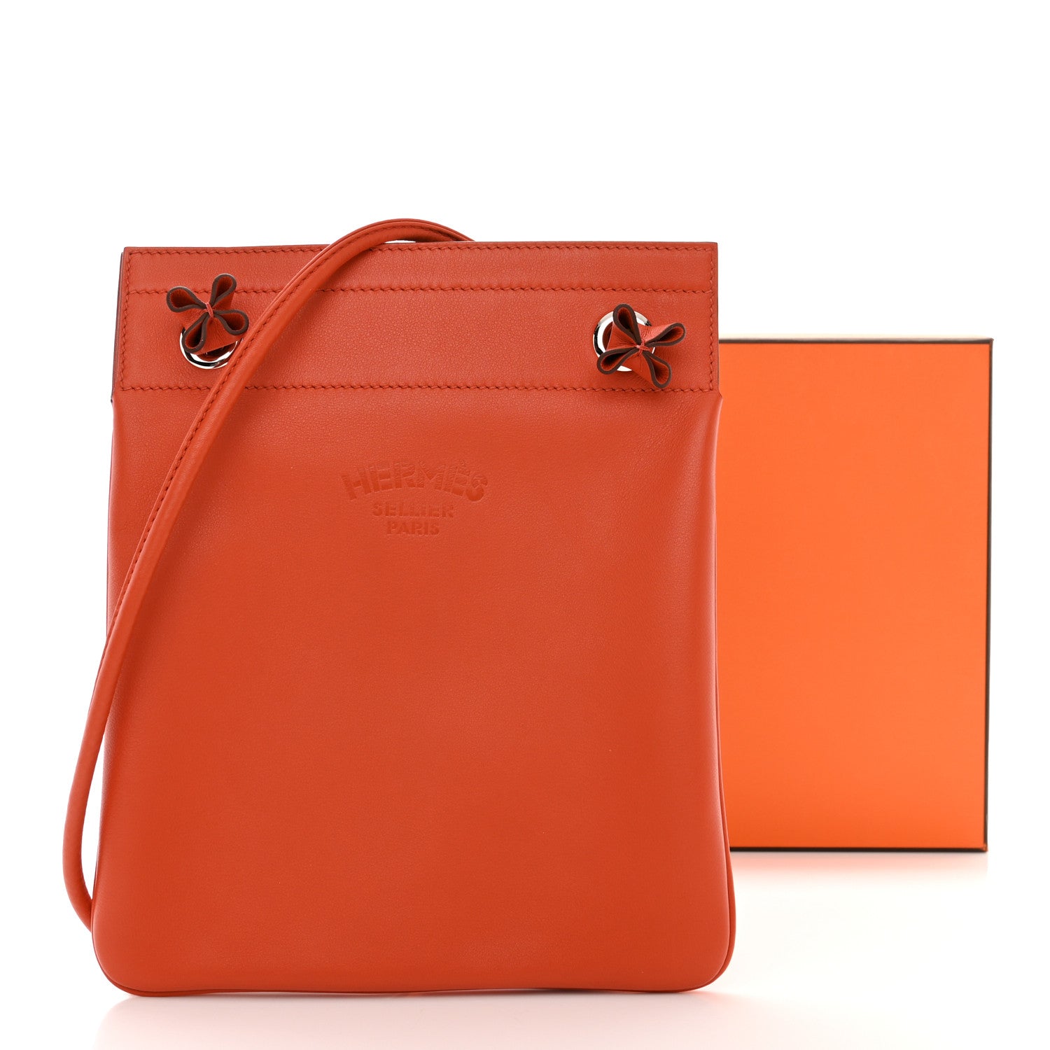 Hermes Milo Lambskin Swift Mini Aline Terre Battue 11 of 11