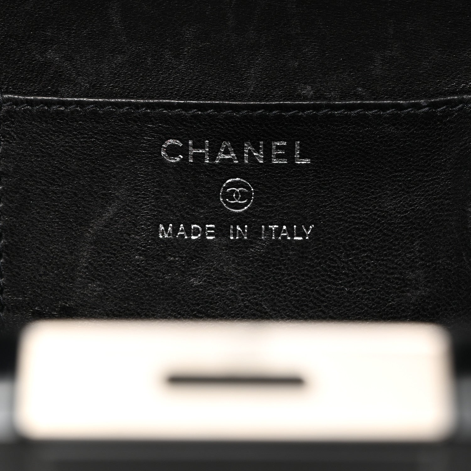 Chanel Plexiglass Minaudiere Wristlet Clutch Black 6 of 10