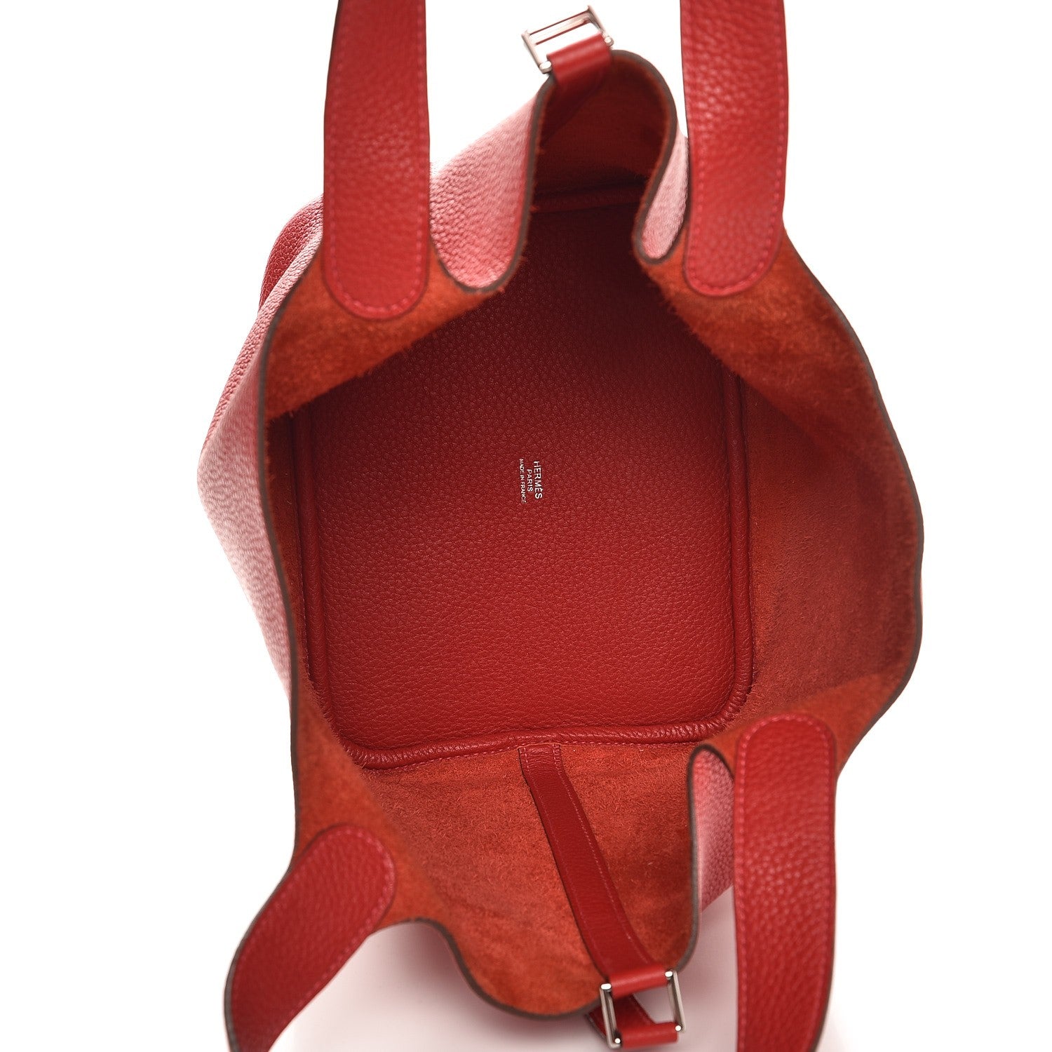 Hermes Taurillon Clemence Picotin Lock 22 MM Rouge Casaque 5 of 10