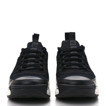 Chanel Velvet Calfskin Mixed Fibers CC Sneakers 38 Black 2 of 11