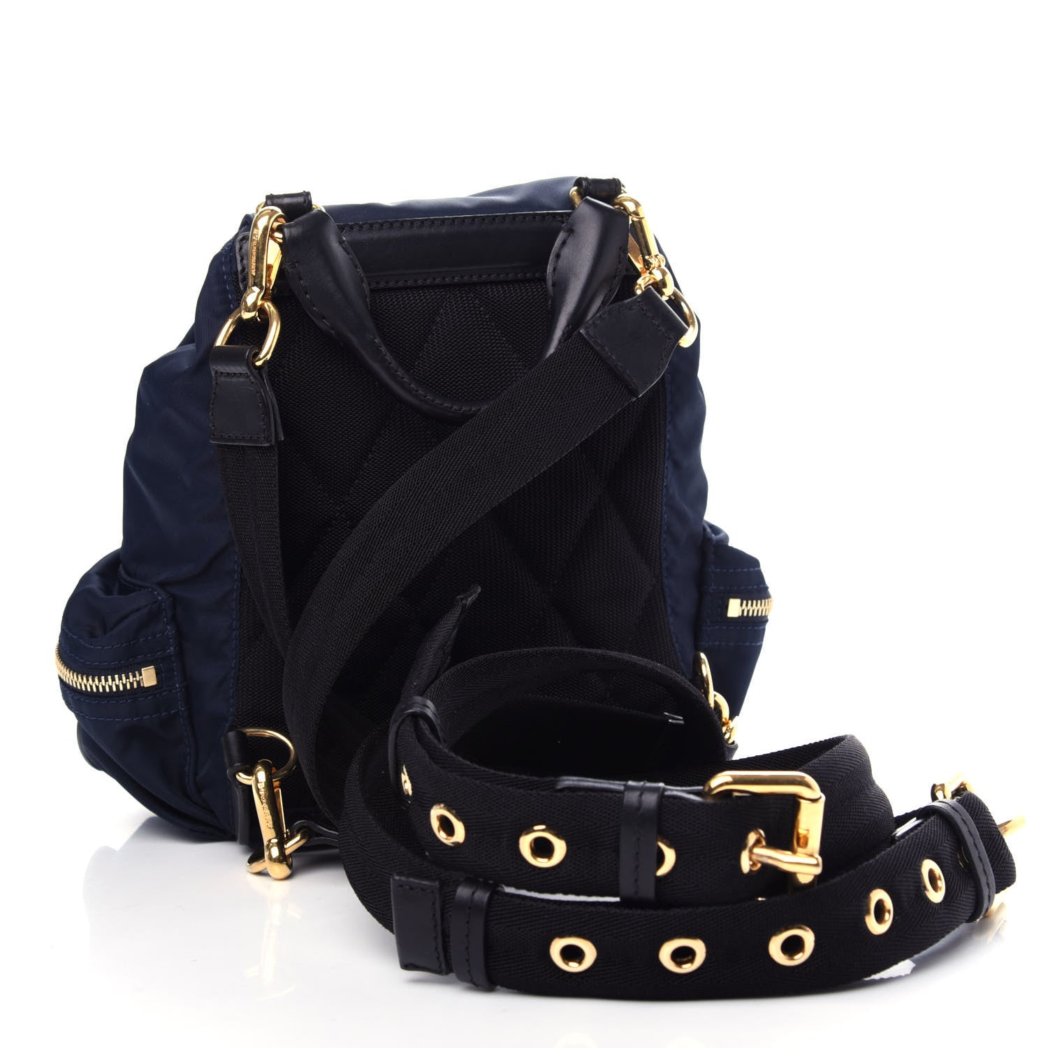 Burberry Nylon Small Crossbody Rucksack Backpack Ink Blue 3 of 9